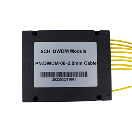 16 channel dense wavelength division multiplexer